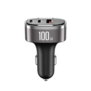 АЗУ CC61, 100Вт, для Lightning/USB/Type-C, черное (-)