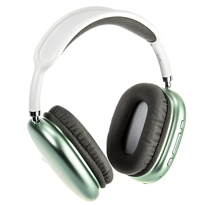 Наушники BE25, Bluetooth v5.0, полноразмерные, зеленые (-)