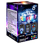 Колонка NDR-P55, Bluetooth, 38см, дин.1шт/8", 20Вт, пульт, микрофон, подсветка, черная