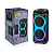 Колонка NDR-820,Bluetooth,64см,дин.2шт/8",40Вт,пульт, беспр.микрофон, подсветка, черная 