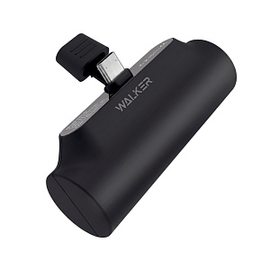 Power Bank Walker WB-950 Mini, 5000 mAh, Li-Pol, 2.1A, Type-С, индикатор, (уценка)