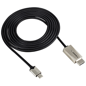 Кабель  HDMI/TYPE-C (2.0 м) поддержка 4К (без доп. питания), (мят упак)