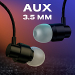 Наушники WALKER H700, микрофон, кнопка ответа, черные