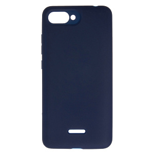Накладка Silicone case NEW для Samsung A20/A30, синяя (+)