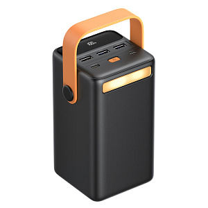 Power Bank PR-168, 20Вт, 50000 mAh, поддержка QC+PD, дисплей, черный (-)