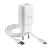 СЗУ WALKER  WH-21, 2в1, 2.1А, 10,5Вт, USB + кабель для Lightning, белое