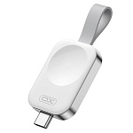 ЗУ беспроводное CX020, портативное, Type-C, для Apple Watch, белое (-)