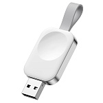 ЗУ беспроводное CX019, портативное, USB, для Apple Watch, белое (-)