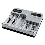 ЗУ WALKER  WH-19 для аккумуляторных батареек (9В, 3.7В, 1.2В), для 7 АКБ, серое