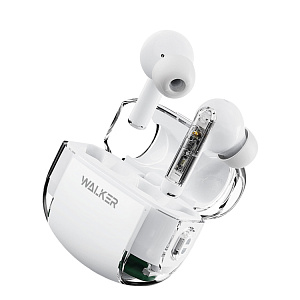 Наушники WALKER WTS-29, независ. работа наушников, белые