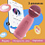 Микрофон-колонка Bluetooth AMFOX AM-MIC70, розовая, (мятая упак)